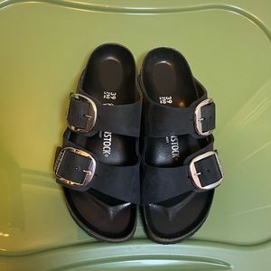 Birkenstock Arizona Big Buckle Black Size 39